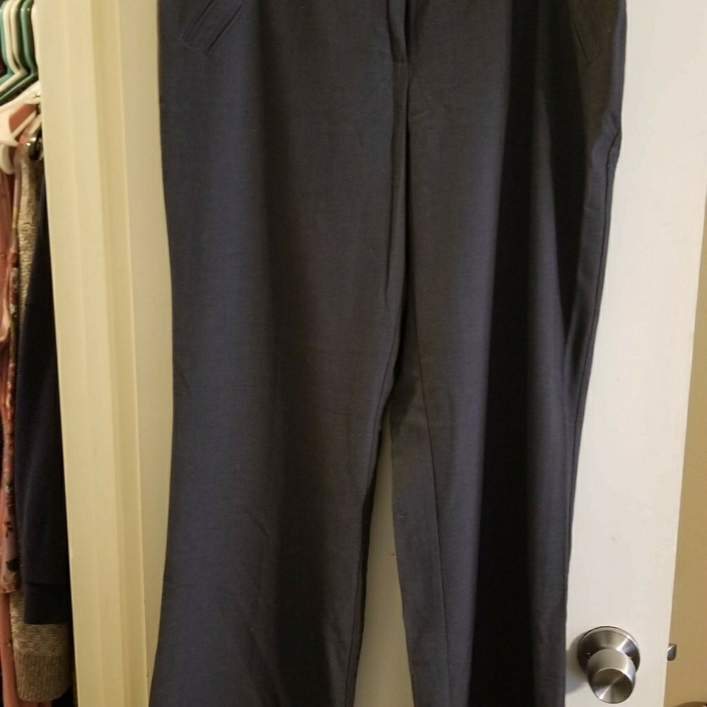 Black stretch pants